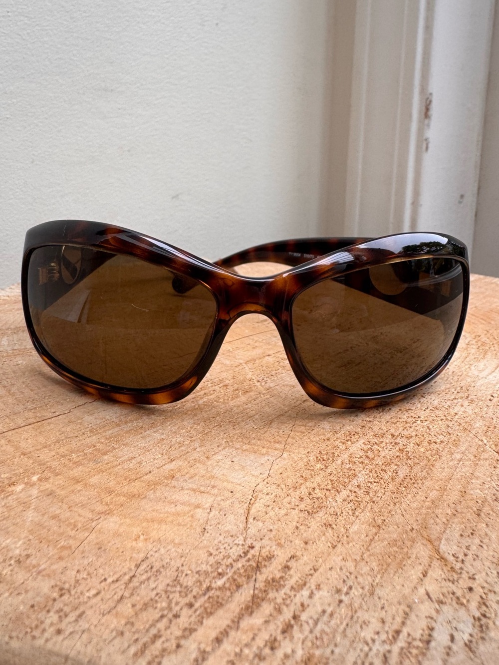 Tory Burch Tortoiseshell Sunglasses with Brown Lenses